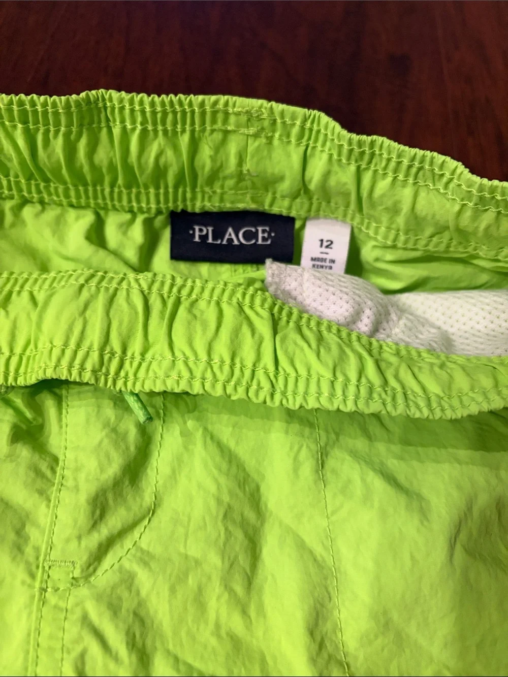 The Children's Place Neon Green Boys' Swim Trunks